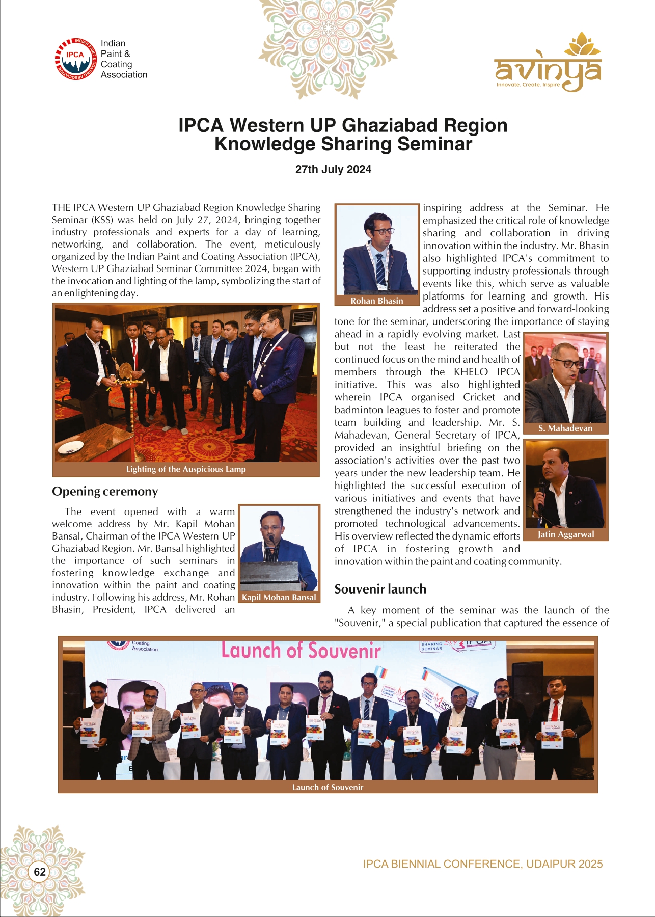 IPCA Western UP Ghaziabad Region KSS 2024