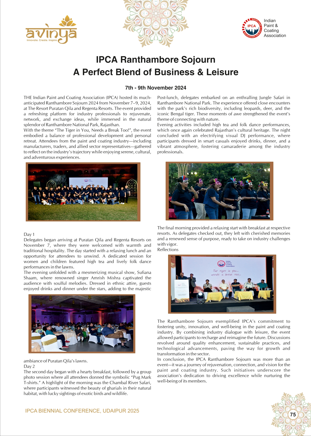 IPCA Ranthambore Meet 2024